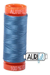 Aurifil Mako 50wt Cotton 200 m 220 yd. spool - 4140 Wedgewood